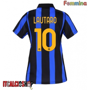 Inter Milan Lautaro Martinez #10 Prima Maglia Femmina 2026-27 Manica Corta